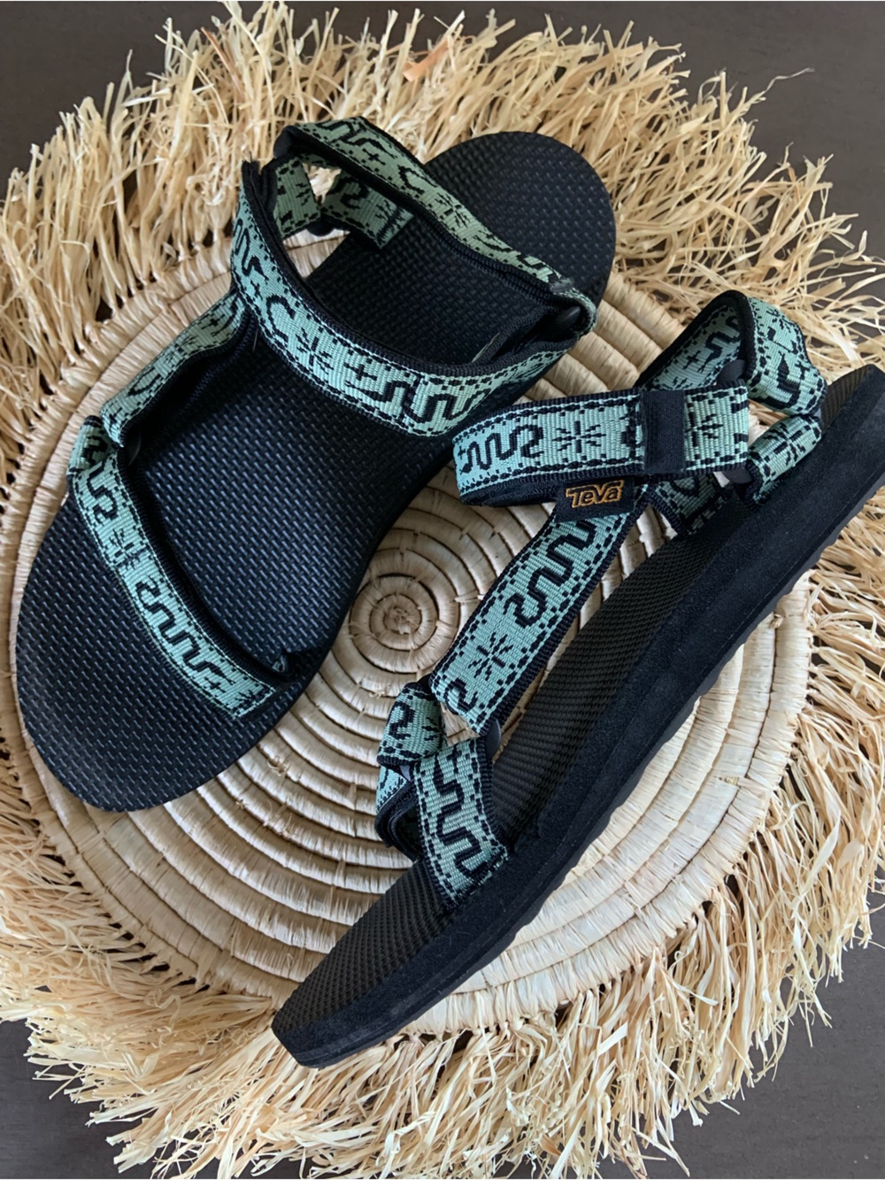 TEVA Women’s Original Universal Sandals Bandana Basil 10